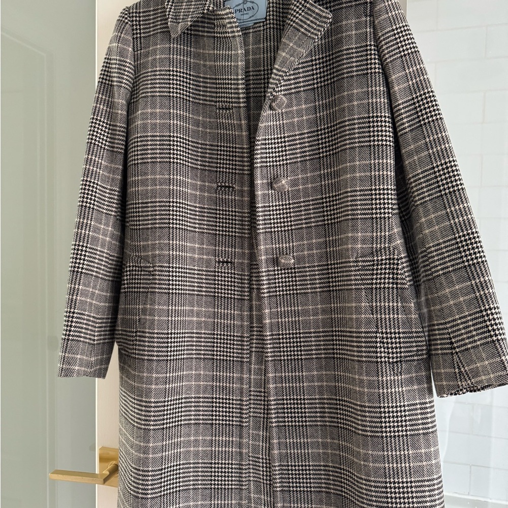 AUTHENTIC Prada Houndstooth Coat
